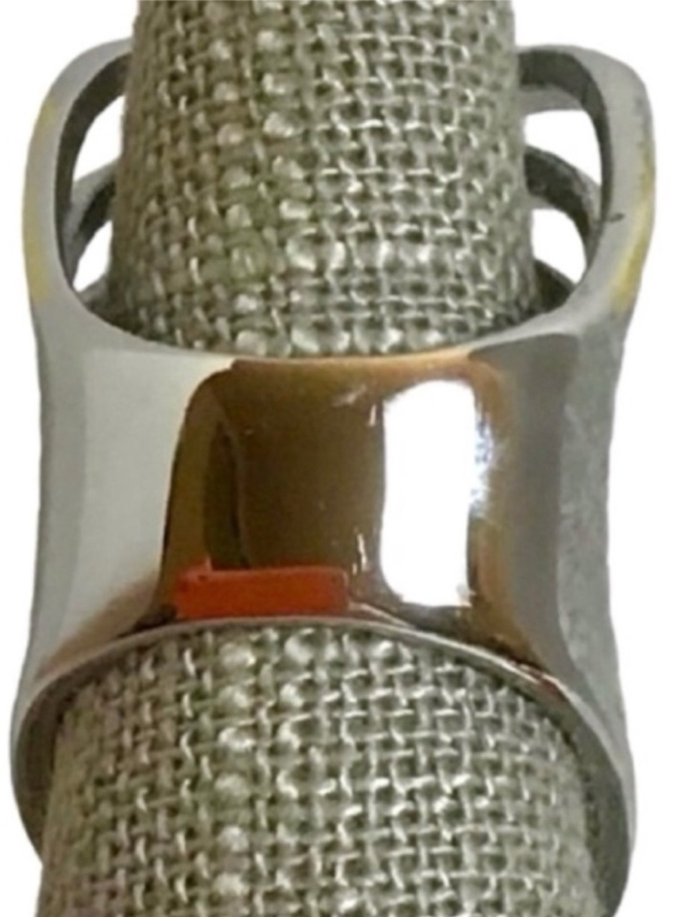 Stainless Steel Two-Tone Freeform Ring (NWT) (Size: 6) - Picture 5 of 12